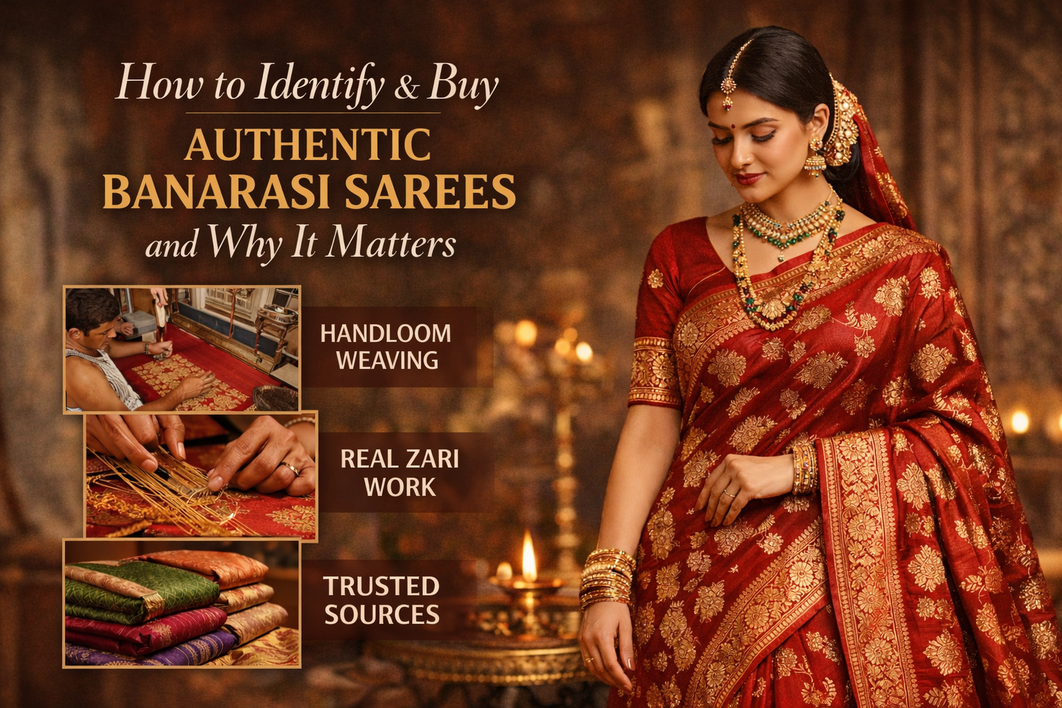How to Identify and Buy Authentic Banarasi Sarees and Why It Matters